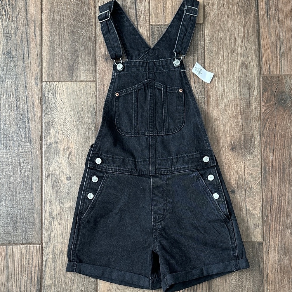 Old Navy Black Denim Women Jeans Overalls
